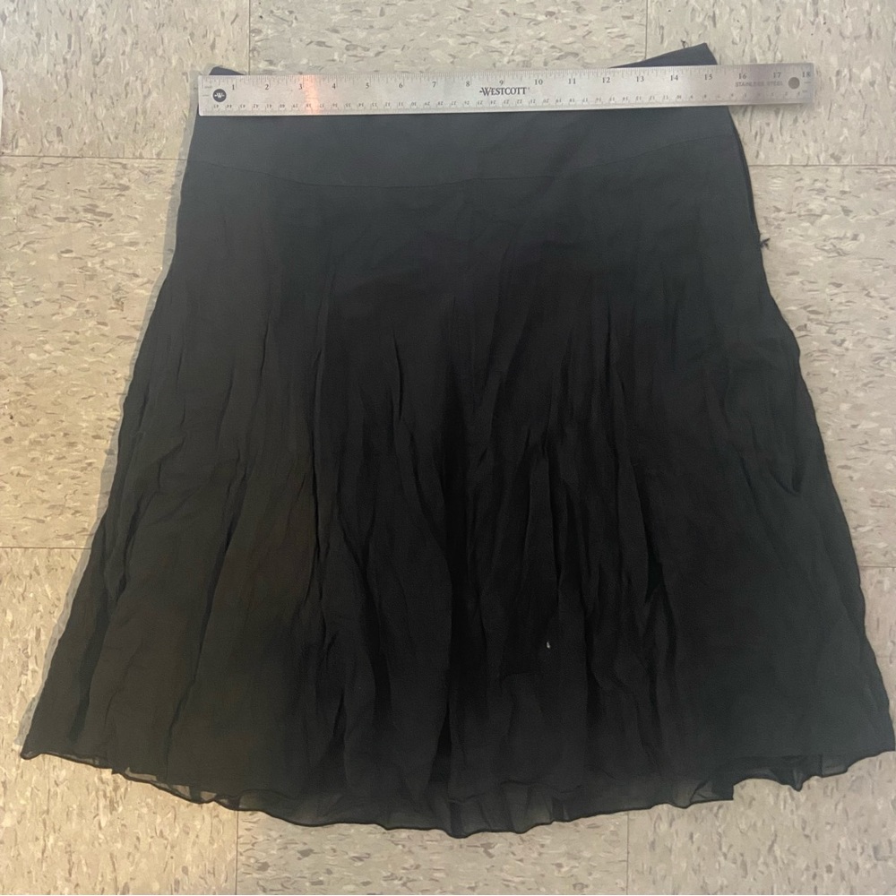 Midi black skirt